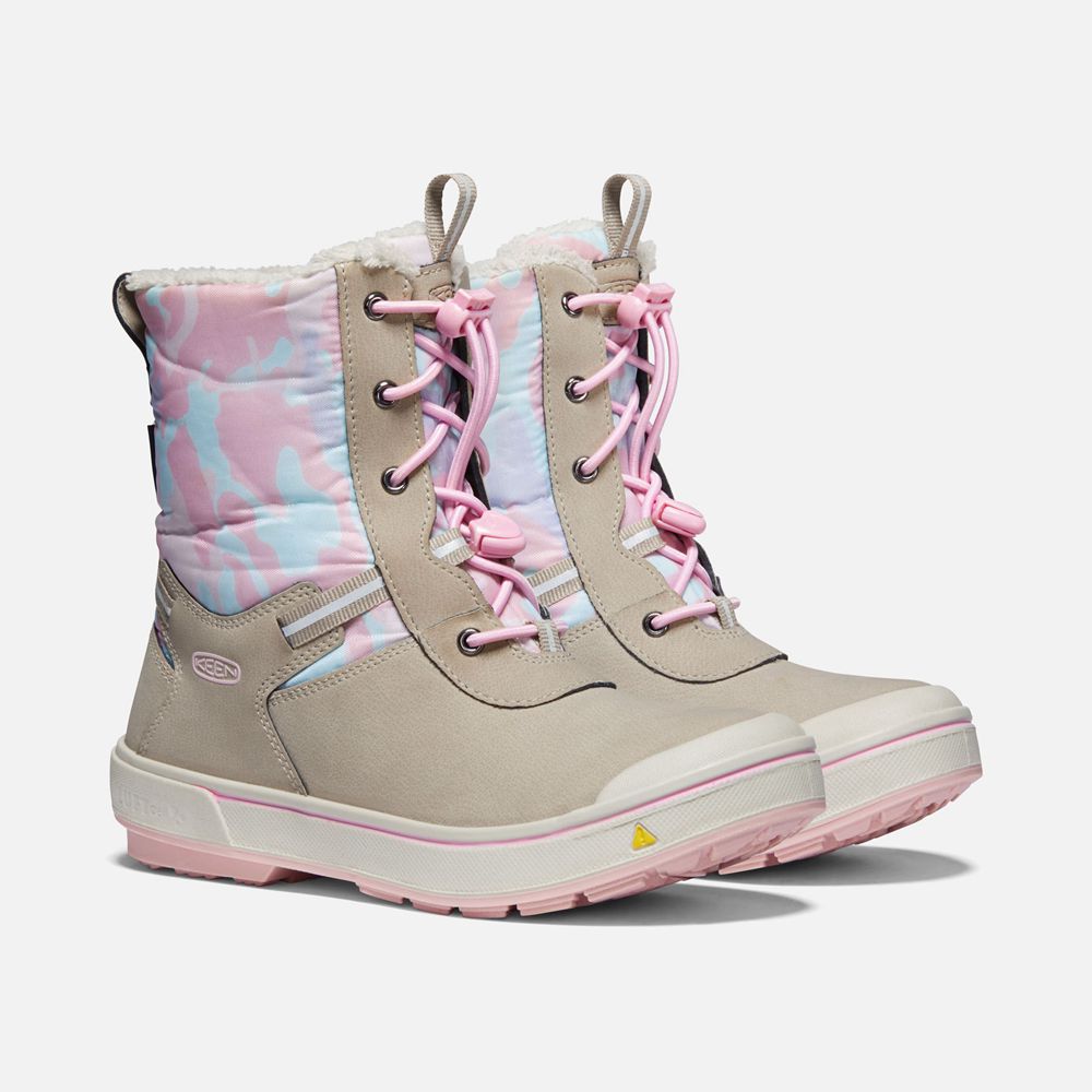 Keen Kar Botu Çocuk Bej Rengi/Pembe - Kelsa Waterproof - Türkiye LWCX19046